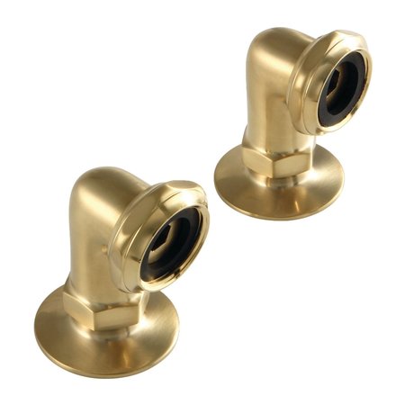 KINGSTON BRASS AE2RS7 2-inch Tub Faucet Riser, Brushed Brass AE2RS7